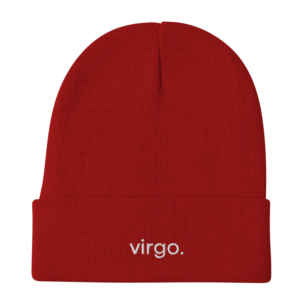 Virgo Embroidered Beanie